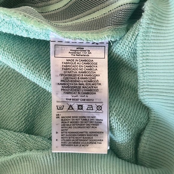 Adidas Atlanta United MLS Mint Hoodie | Men’s S | Quilted Hood Hidden Zip Pocket - Picture 9 of 12